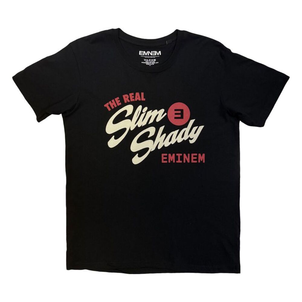 Eminem Unisex Adult The Real Slim Shady T-Shirt / Black